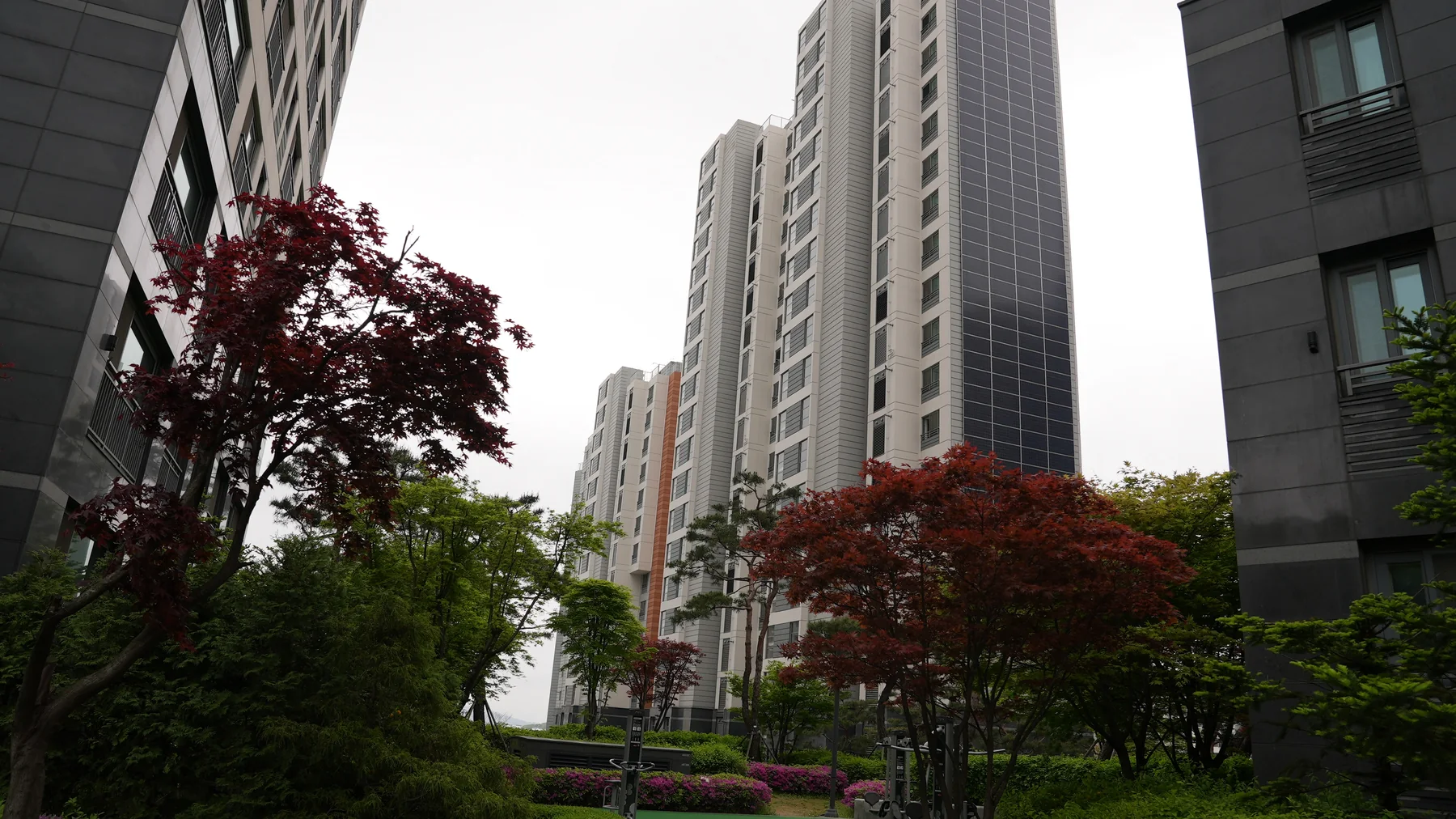 e편한세상 옥수파크힐스 단지 전경